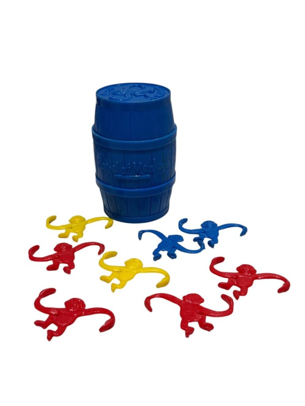 1966 Blue Barrel of 8 Monkeys Lakeside Toys Vintage